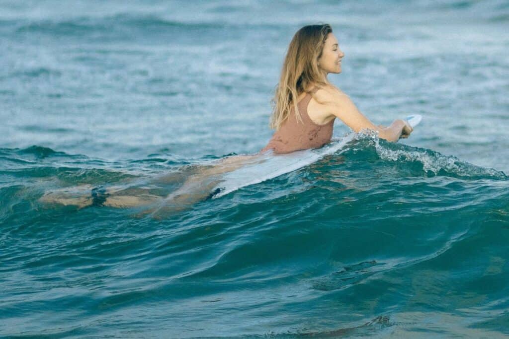 learning surf alone