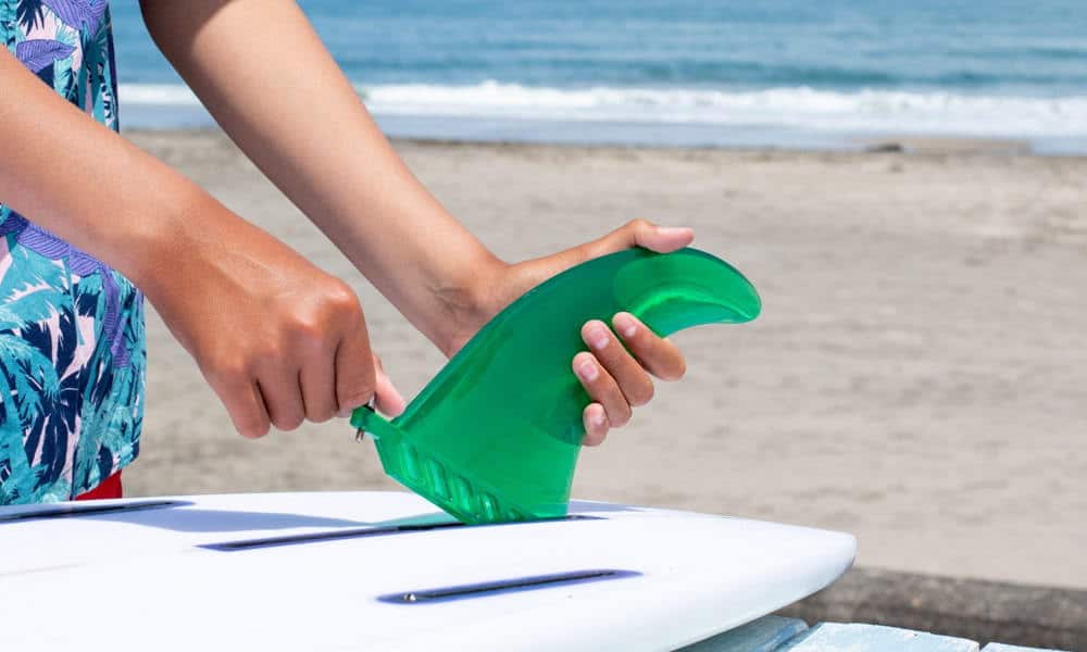 Types of fins for surfboards