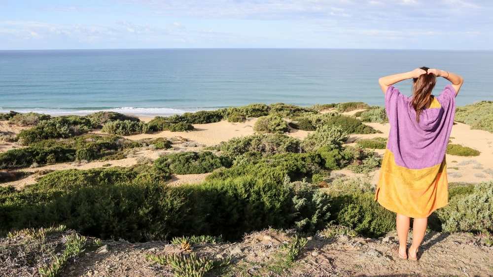 Surf changing poncho materials