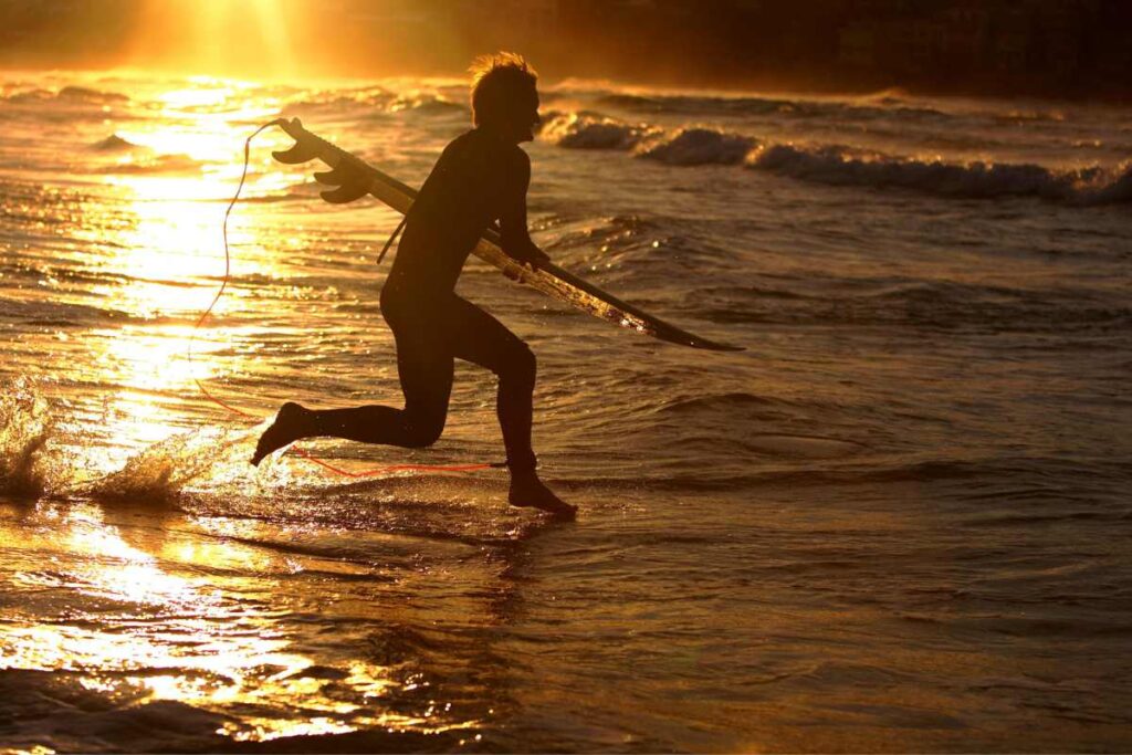 Australia learn to surf