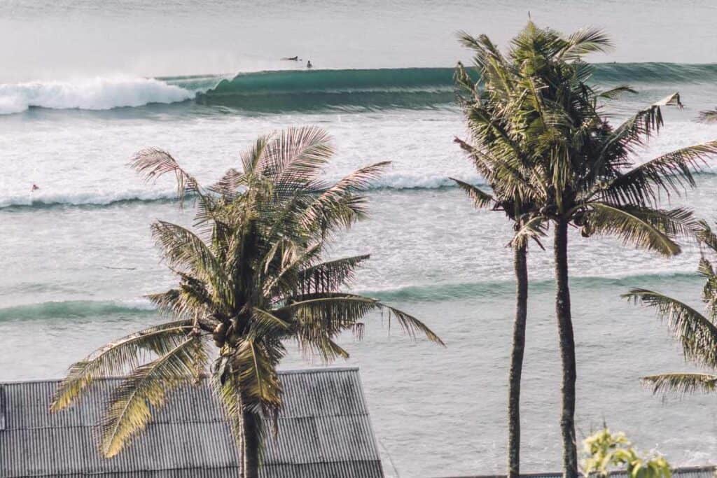 Indonesia learn to surf