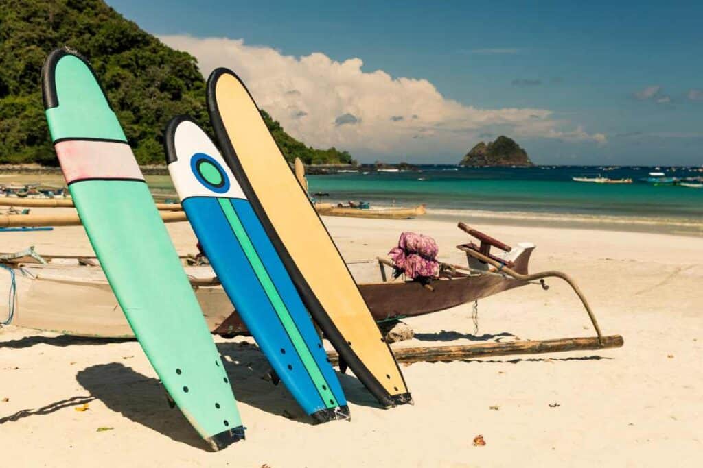 surf equipment stance