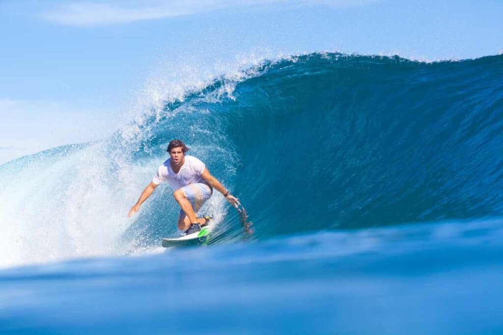 surfing stance waves