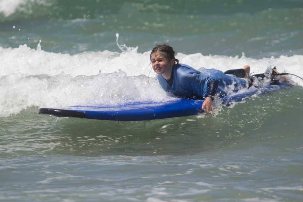grom young surfer