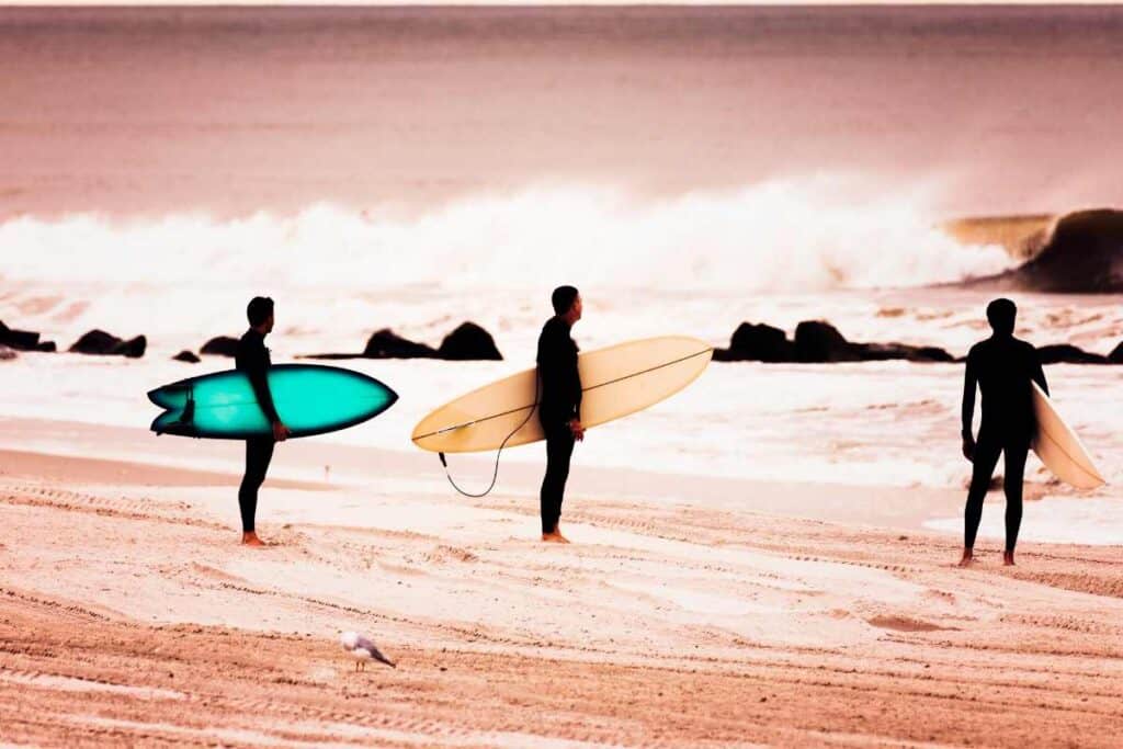 history surfing olympics