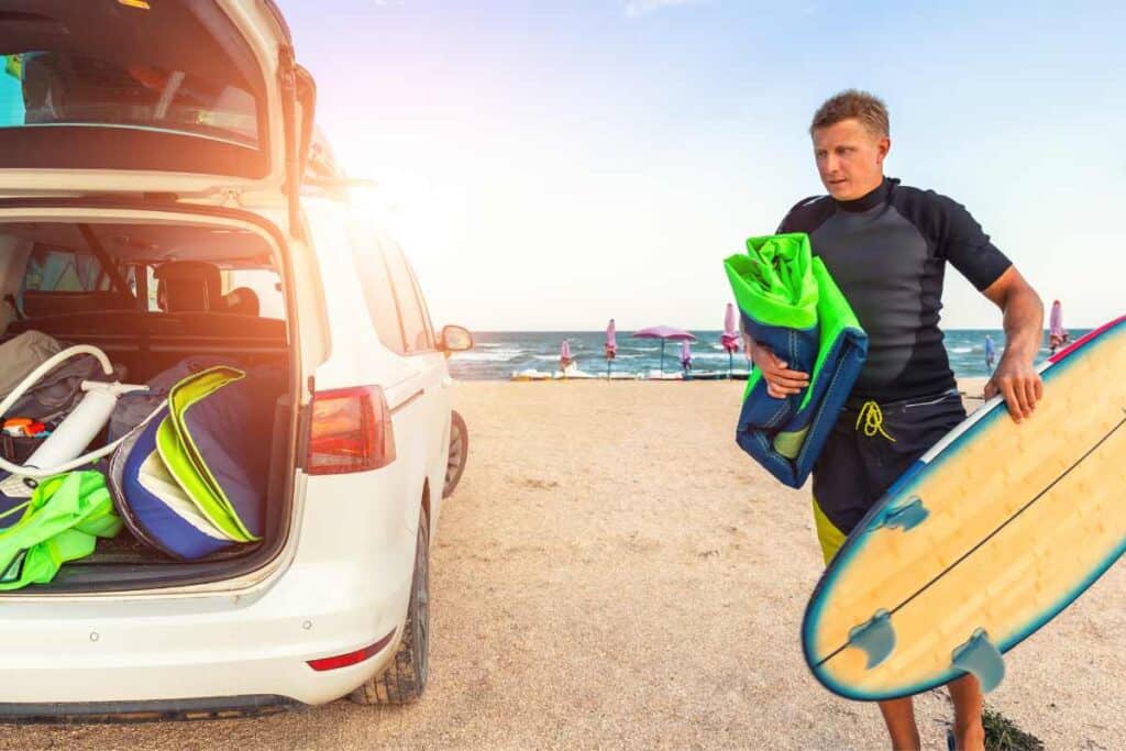 timing pre surf meal