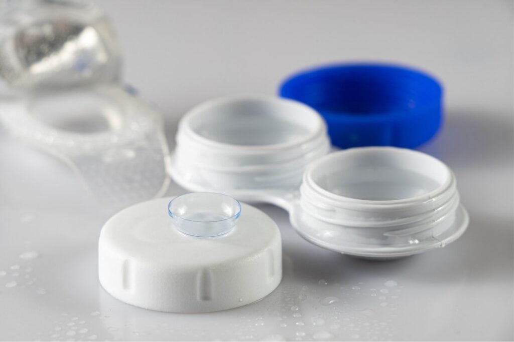 go surfing with Contact Lenses