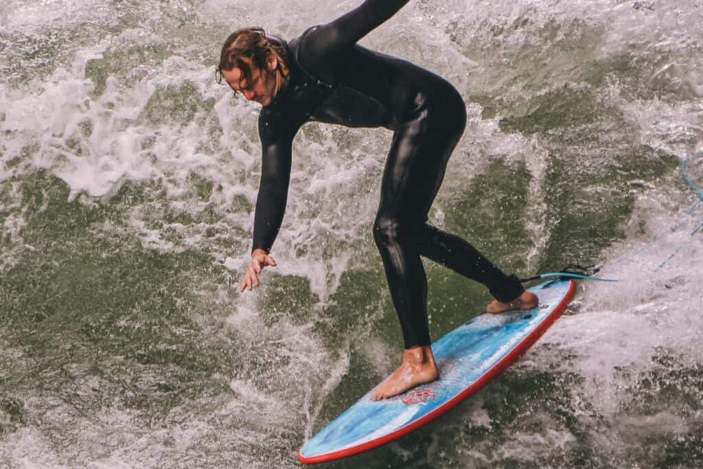 learning surfing Munich Germany