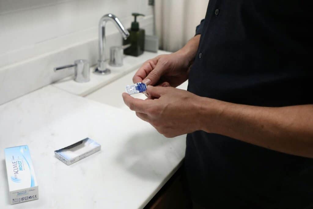 should surf with Contact Lenses